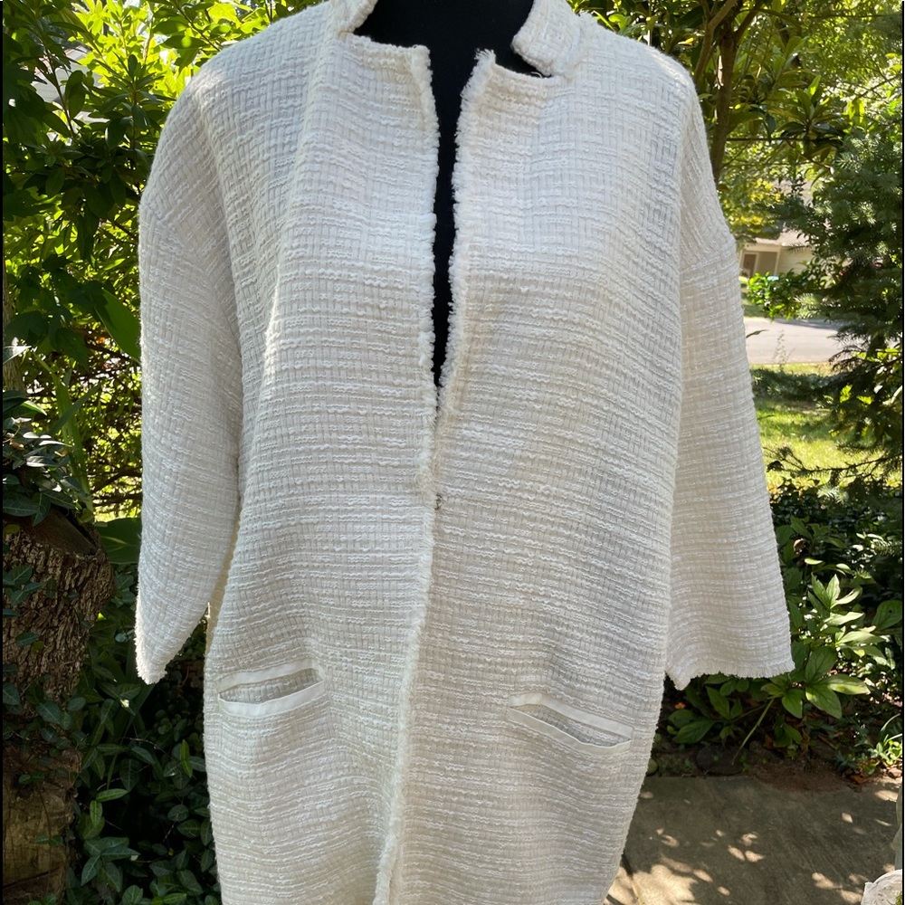 Anna Grace Long Jacket Has Two Pockets - image 1